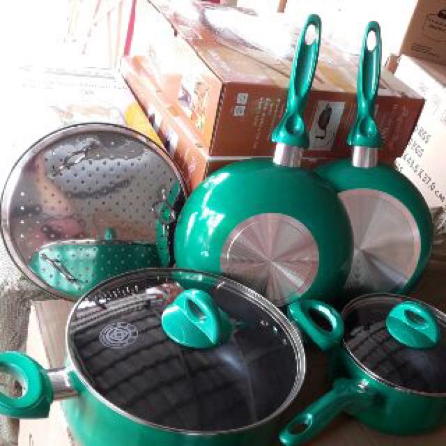 Panci Supra 7pcs Hijau Kitchen Appliances On Carousell