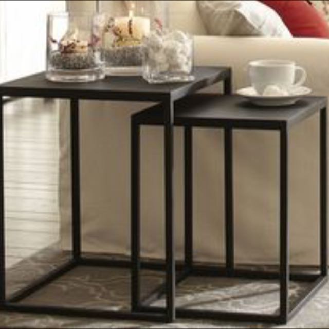 Pottery Barn Cast Iron Nested Tables Furniture Tables