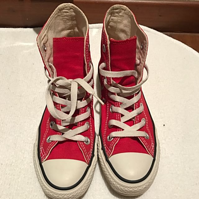 red high tops womens