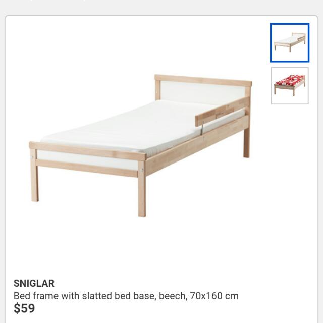 sniglar toddler bed