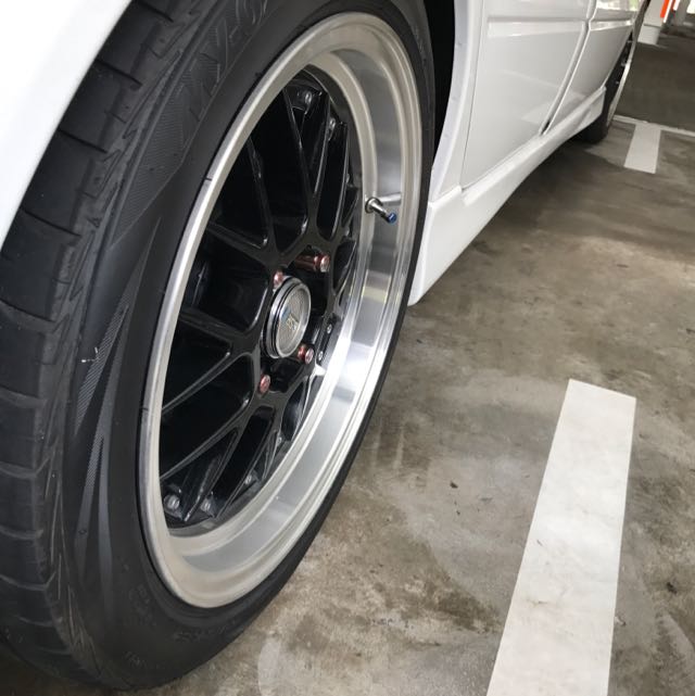 SSR staggered Rims And Tire To Go!, Car Accessories on Carousell