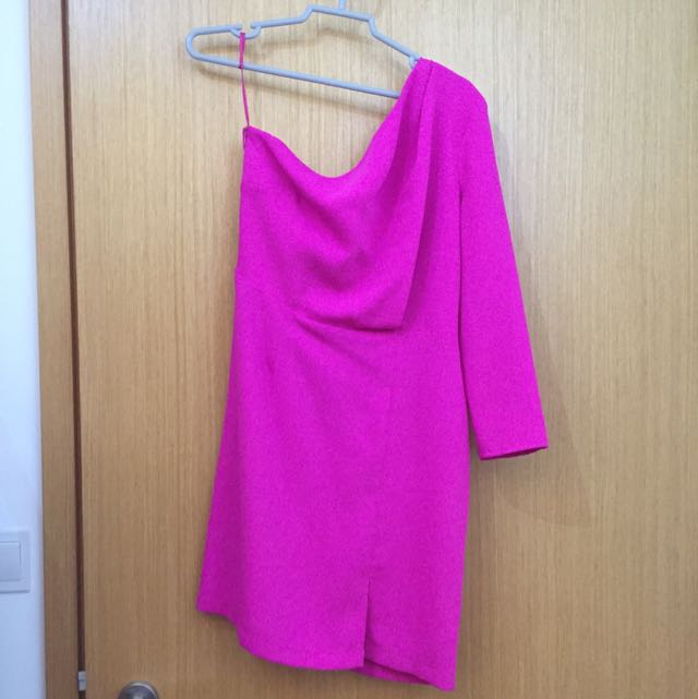 topshop fuschia dress