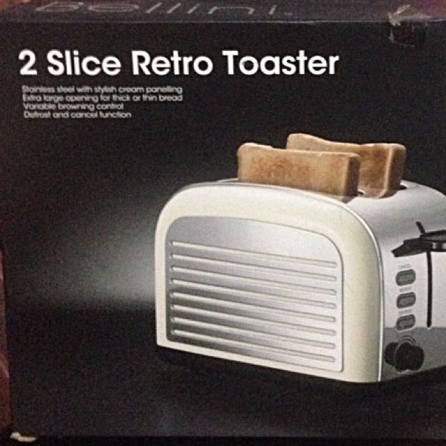 Bellini 2 slice Retro Toaster