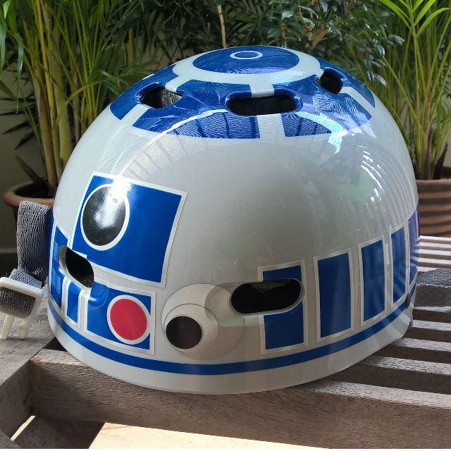 Bicycle helmet R2D2 Sports Equipment Bicycles Parts Bicycles on Carousell