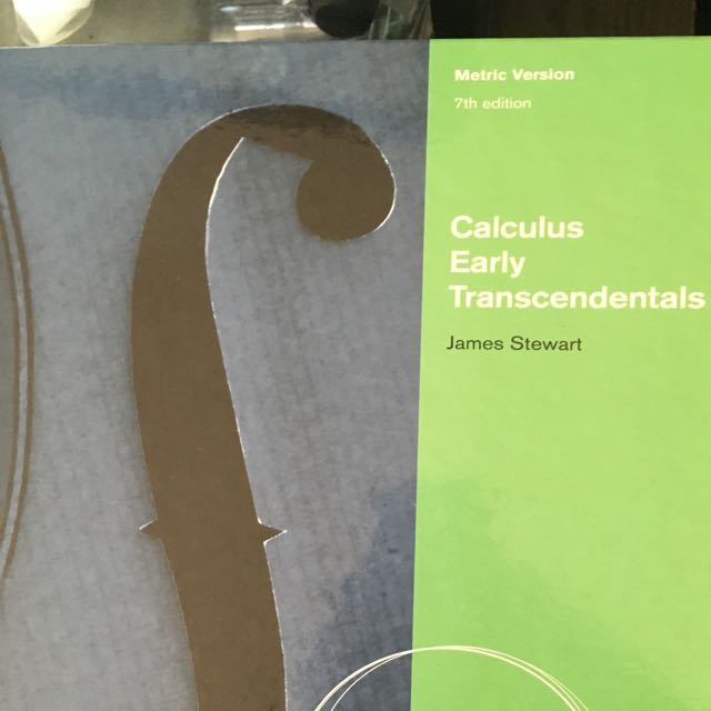 Calculus Early Transcendentals 7th International Edition By