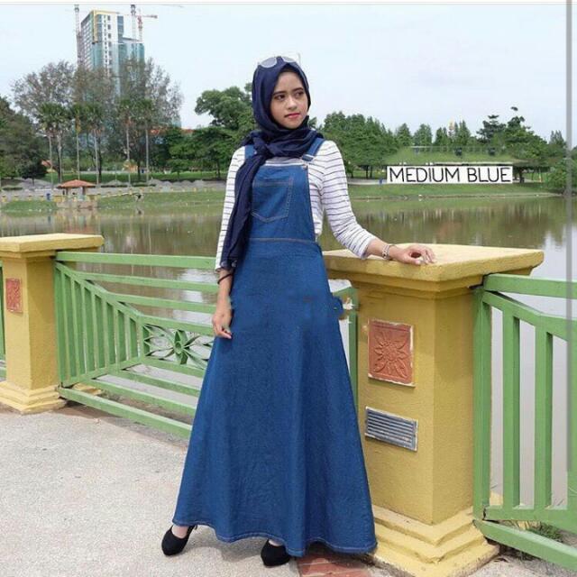 hijab pinafore dress