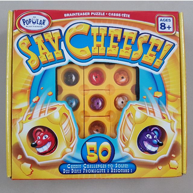 Say Cheese By Popular Playthings BrainTeaser Puzzle Game Ages 8