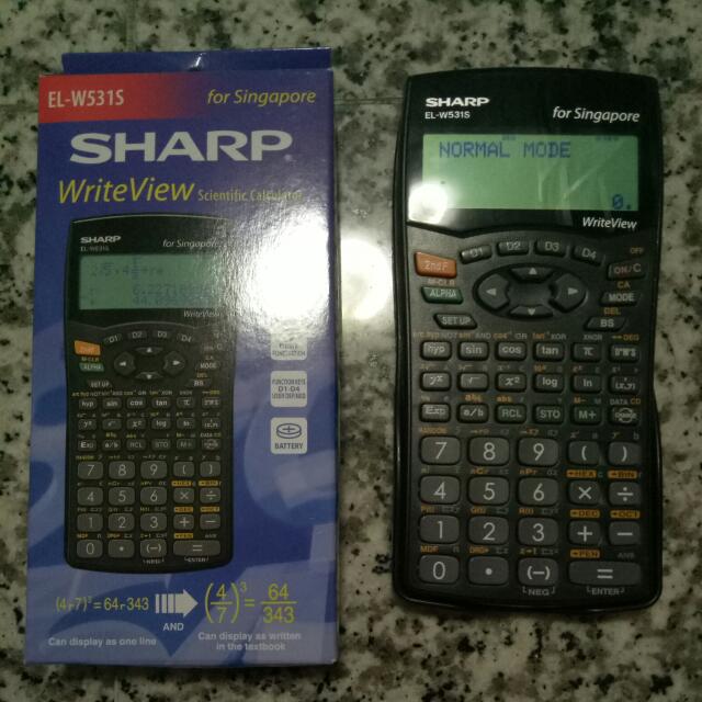 Sharp El W531s Calculator Electronics Others On Carousell