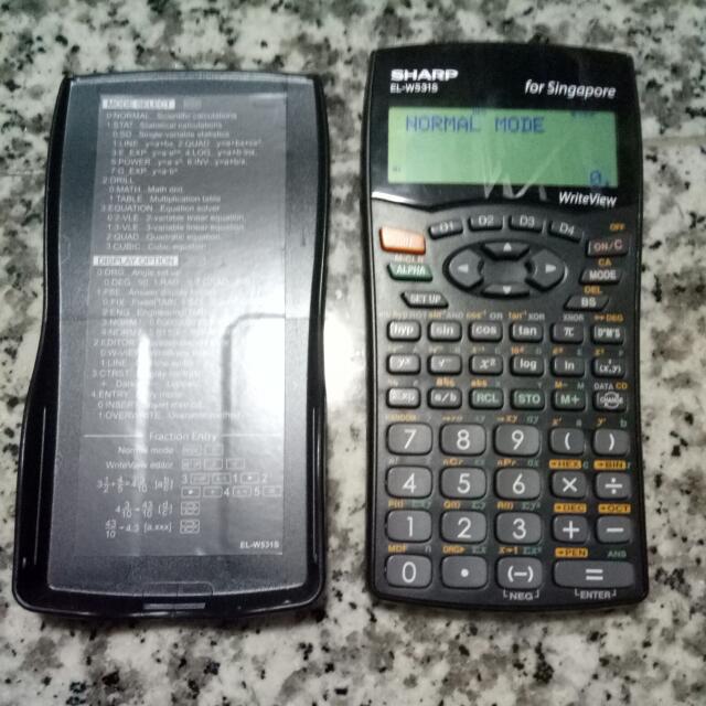 Sharp El W531s Calculator Electronics Others On Carousell