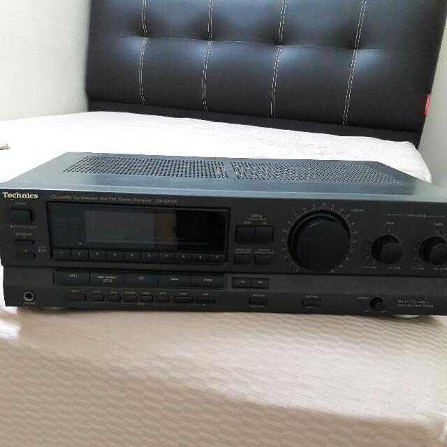 Technics SAGX100 Stereo Receiver, Audio, Portable Audio Accessories on