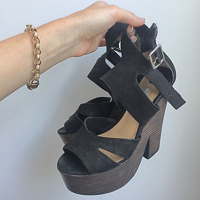 Tony bianco block sale heels