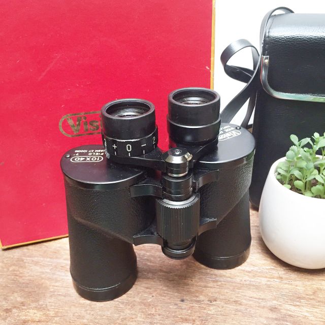 Vintage Japanese Made 10x40 Field Binoculars with Original Casing