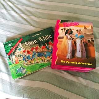 Barbie & Snow White Story Books Set