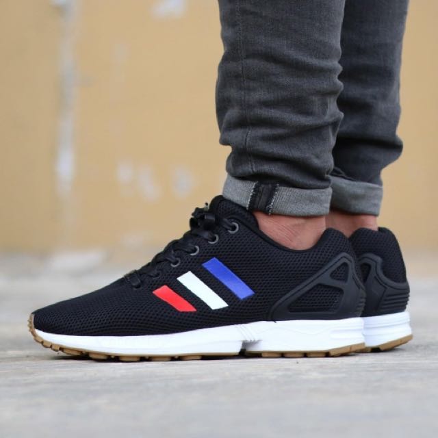 adidas flux black and blue