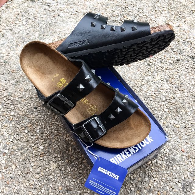 Birkenstock Studded Arizona Women s Fashion Footwear Slippers and slides on Carousell