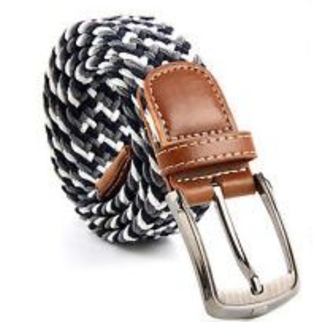 mens braided belts