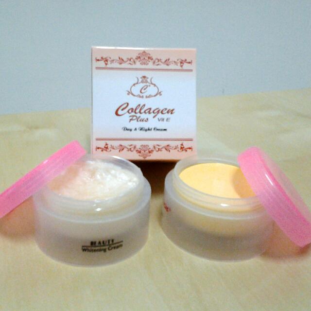 Cream Collage Plus Vitamin E Womens Fashion Womens