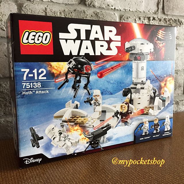 lego star wars hoth attack 75138