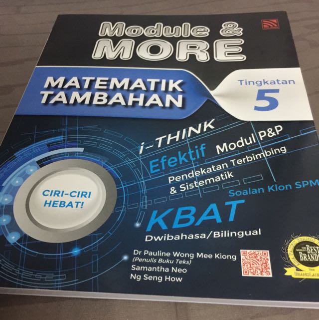 Module More Matematik Tambahan Form 5 Tingkatan 5 Hobbies Toys Books Magazines Textbooks On Carousell