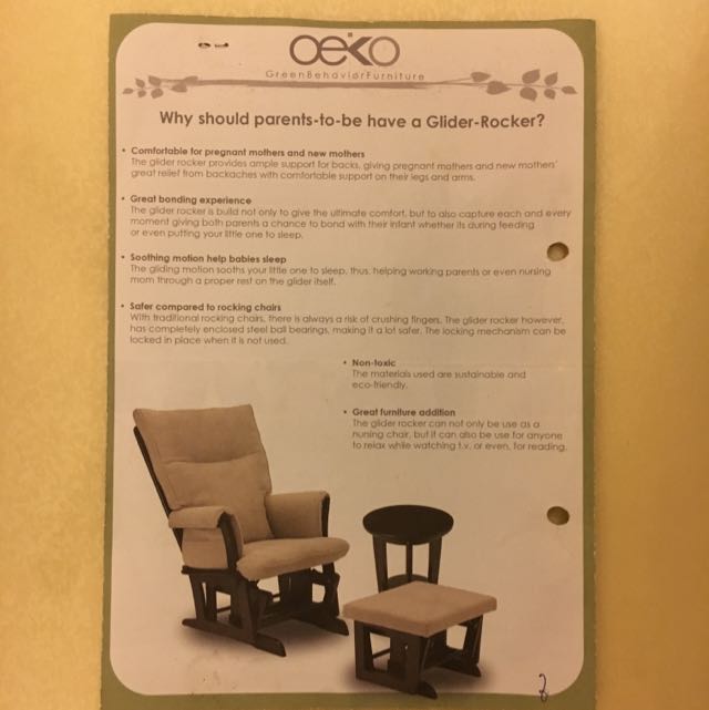 Used rocker deals glider