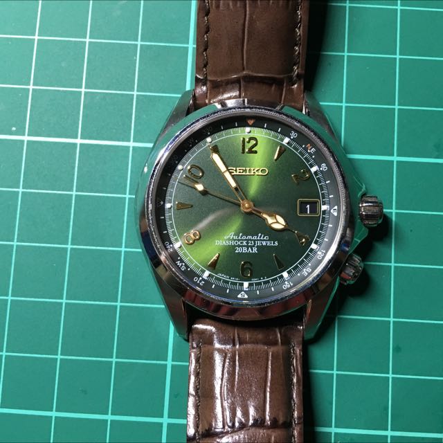 Seiko Alpinist SARB017 Alpinist Automatic Movement. Sapphire Crystal, 200m,  Men's Fashion, Watches & Accessories, Watches on Carousell