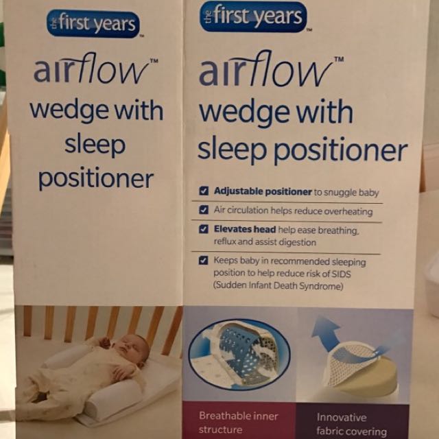 Airflow sleep positioner clearance