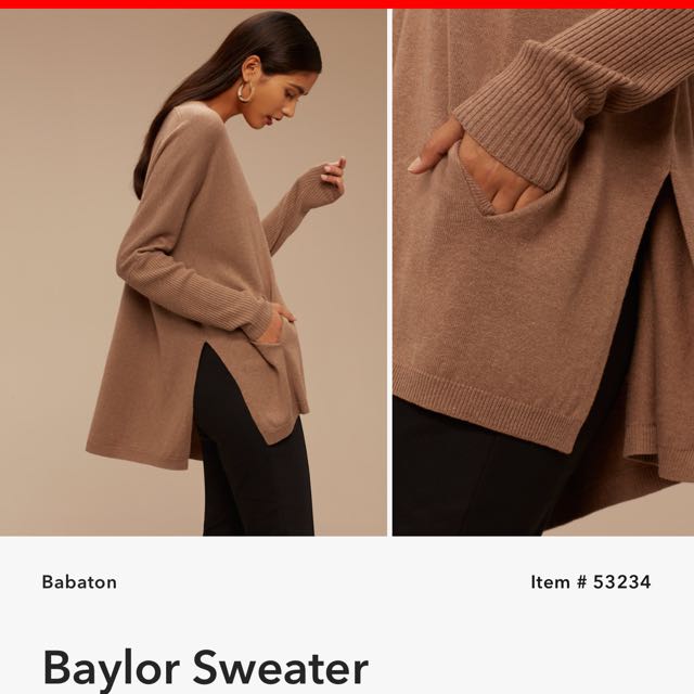 Babaton baylor sweater 2025