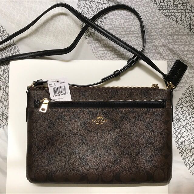 Coach east west crossbody bag discount