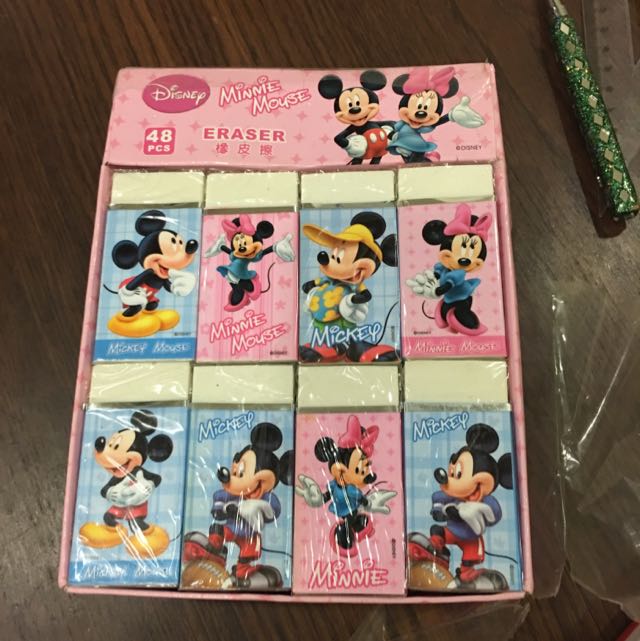 Disney erasers, Hobbies & Toys, Stationery & Craft, Stationery & School ...