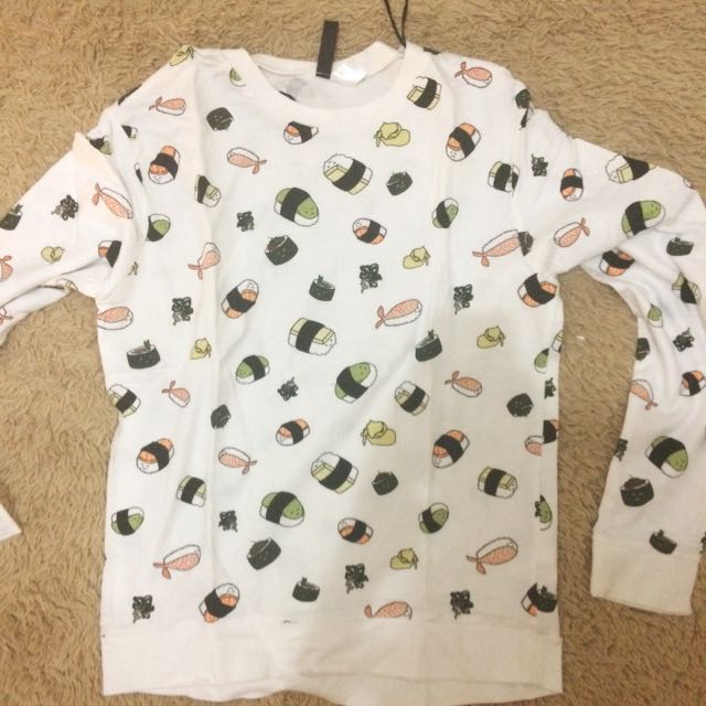 h&m sushi sweatshirt