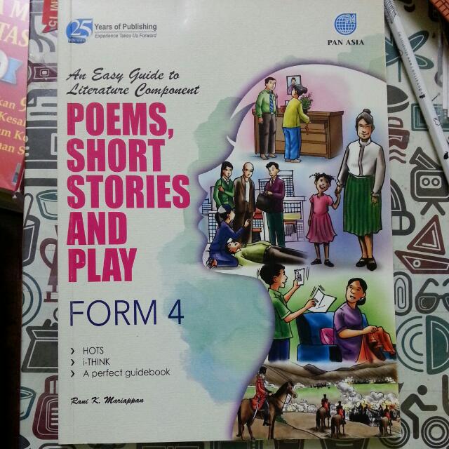 Literature Component Poems Short Stories And Play Form 4 Spm Textbooks On Carousell