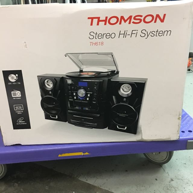 Thomson Stereo Hifi System With Turntable From Australia, Audio
