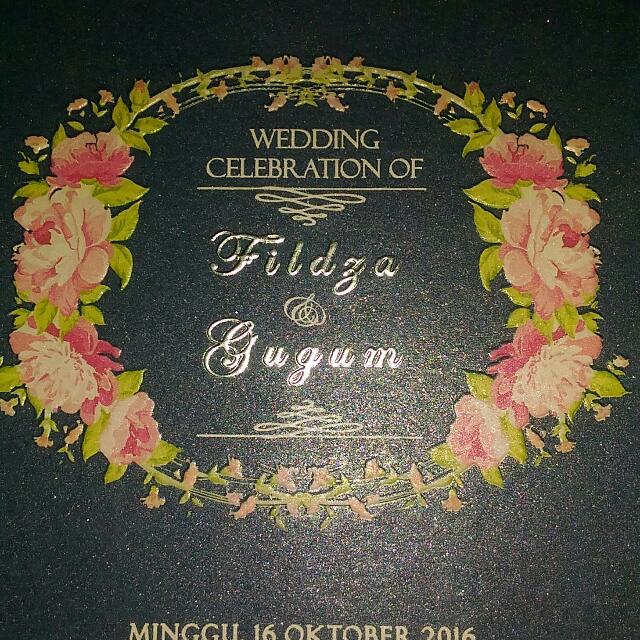 Undangan Single Hardcover Amplop Health Beauty On Carousell
