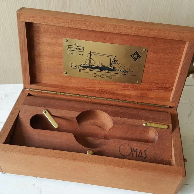 Écrin / Coffret Vide Ancien Pour Stylo Plume OMAS - Boîte De Collection - Occasion En Bel état