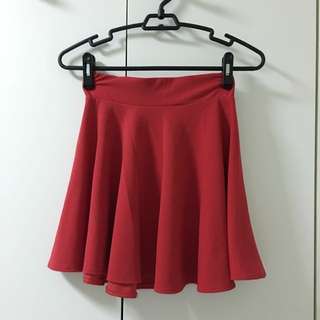 RED SKIRT•FREE SIZE