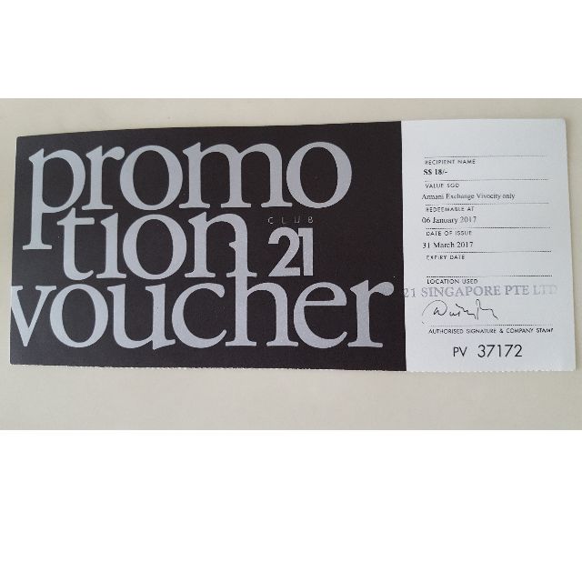 armani exchange promotional code