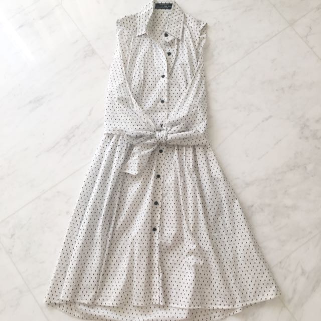 Club Monaco Polka Dot Summer Dress Women s Fashion Dresses