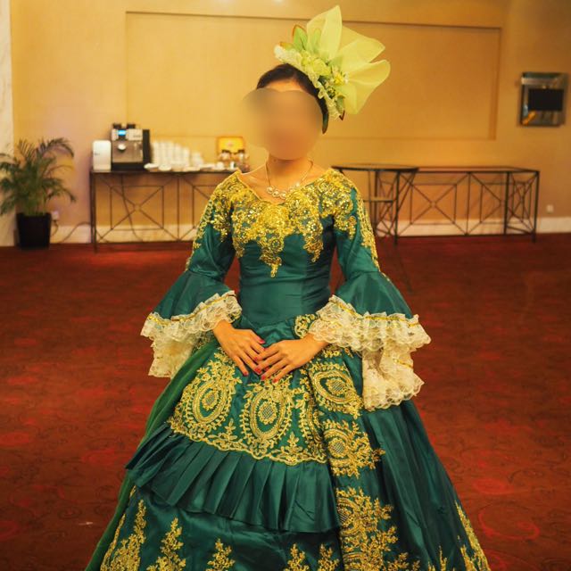 European/Party/ Fairytale/ French traditional costume, Women's Fashion, Dresses & Sets, Evening