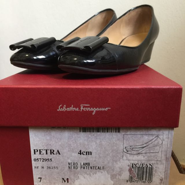 ferragamo rainbow wedge