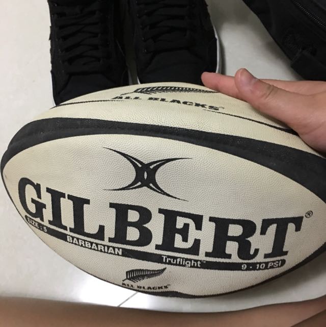 Gilbert All Blacks Rugby Ball Sports Sports Games Equipment On Carousell