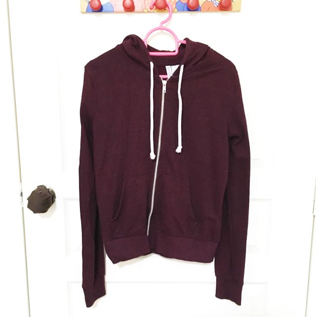 HMM Maroon Jacket, Women's Fashion, Coats, Jackets and Outerwear on ...