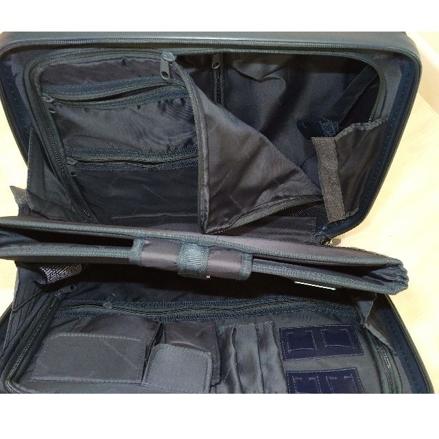 PIQUADRO Wheeled luggage, Emerald Green, CarryOn, Unisex, Used, Men's