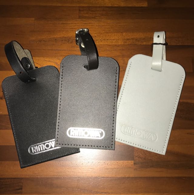 rimowa luggage tag leather