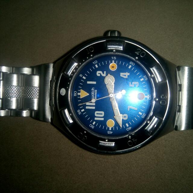 swatch 200m dive watch