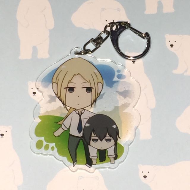 Get Wallpaper Tanaka Kun Wa Itsumo Kedaruge Doujin Clear Acrylic Keychain For iPhone Free
