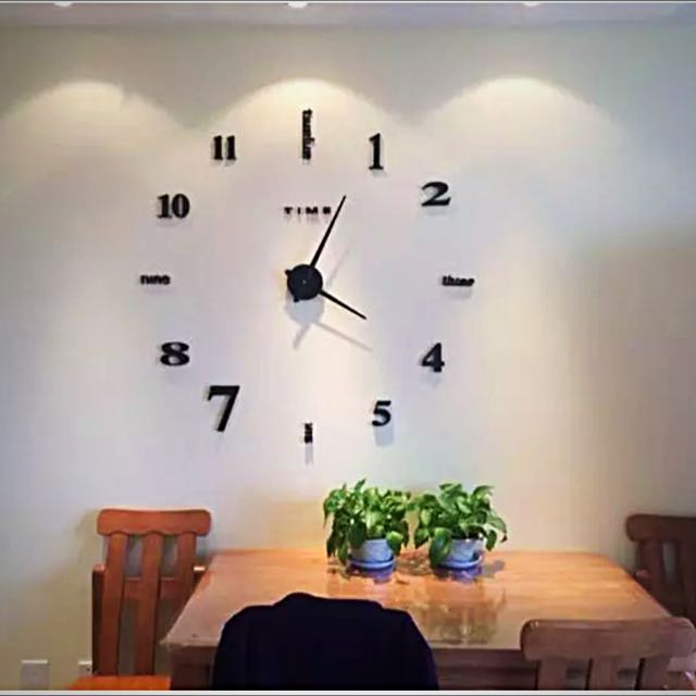 Wall Clock In Stocks Large Stylish Wall Clock Decoration Diy
