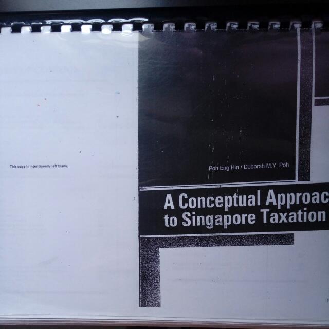 Ac2301 Taxation Textbook, Hobbies & Toys, Books & Magazines, Textbooks