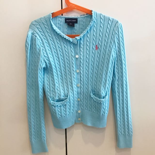 cable knit cotton cardigan