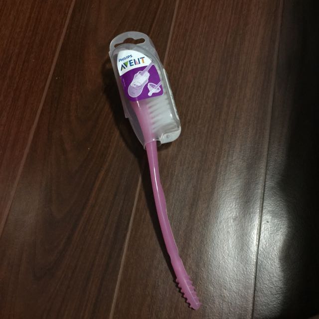 avent bottle brush pink