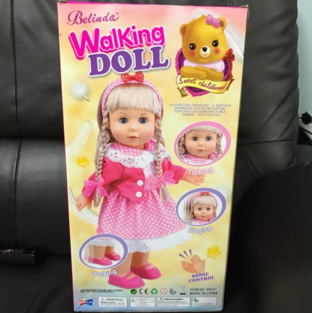 belinda walking talking doll